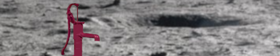 Image of a water pump on the Moon