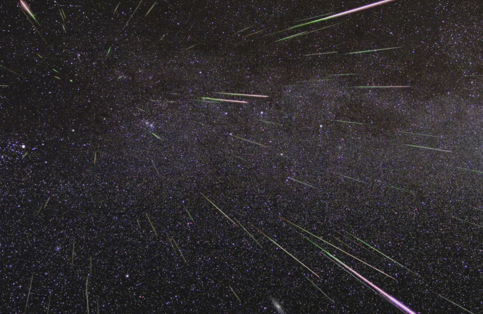 Image of meteors